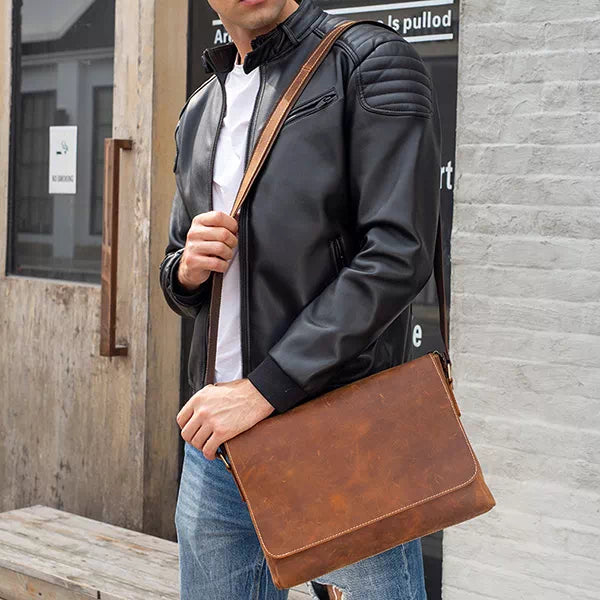 Men's Leather Messenger Bags