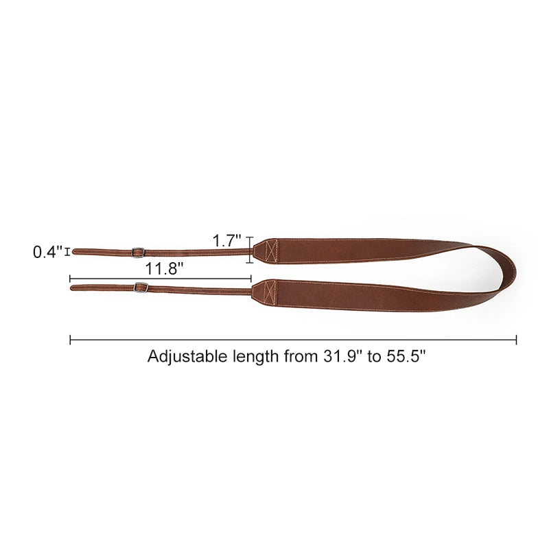 Leather Camera Strap - Free Monogram