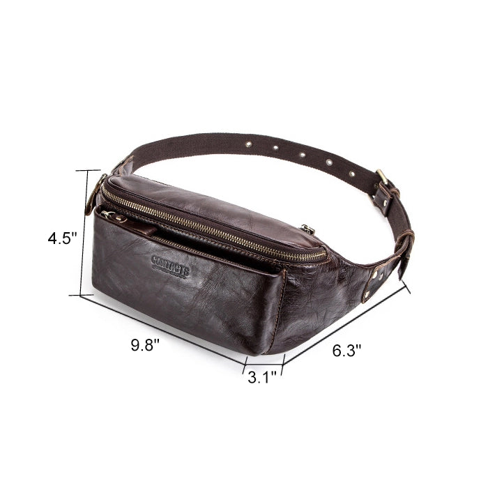 Men's Leather Bum Bag