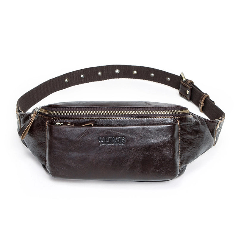 Men's Leather Bum Bag