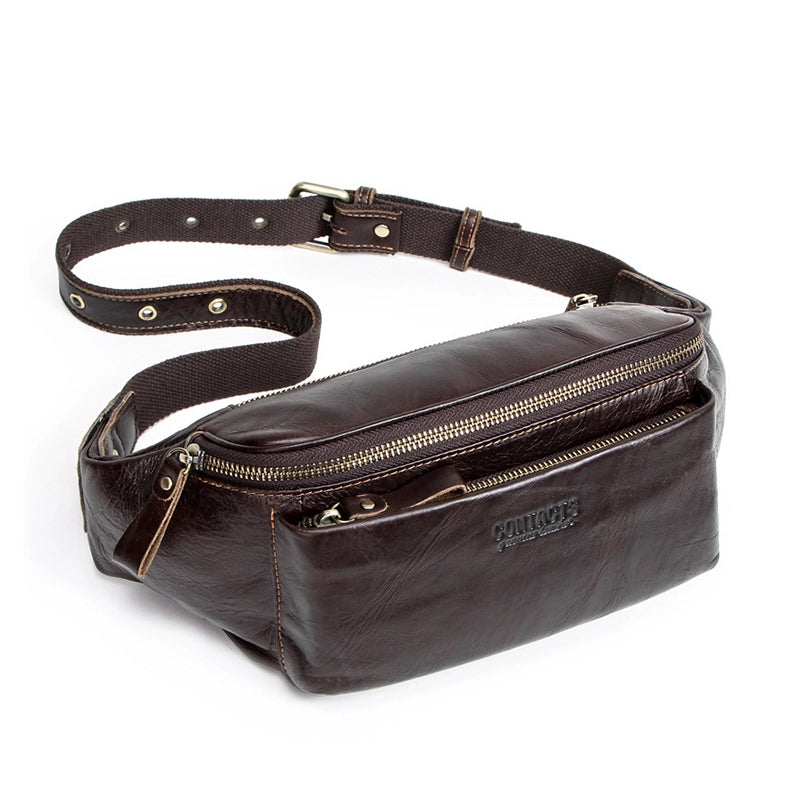 Men's Leather Bum Bag