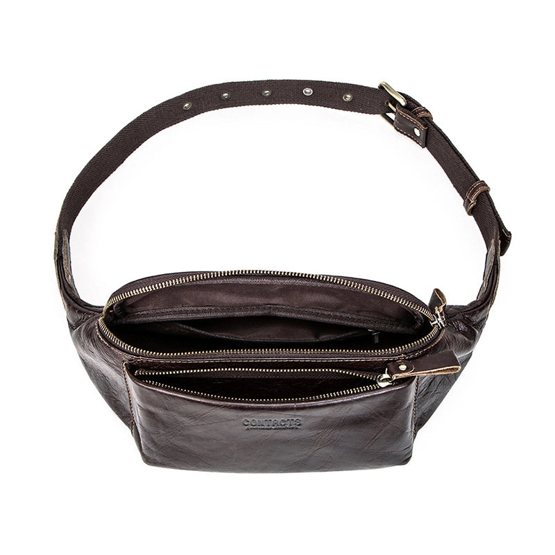 Men's Leather Bum Bag