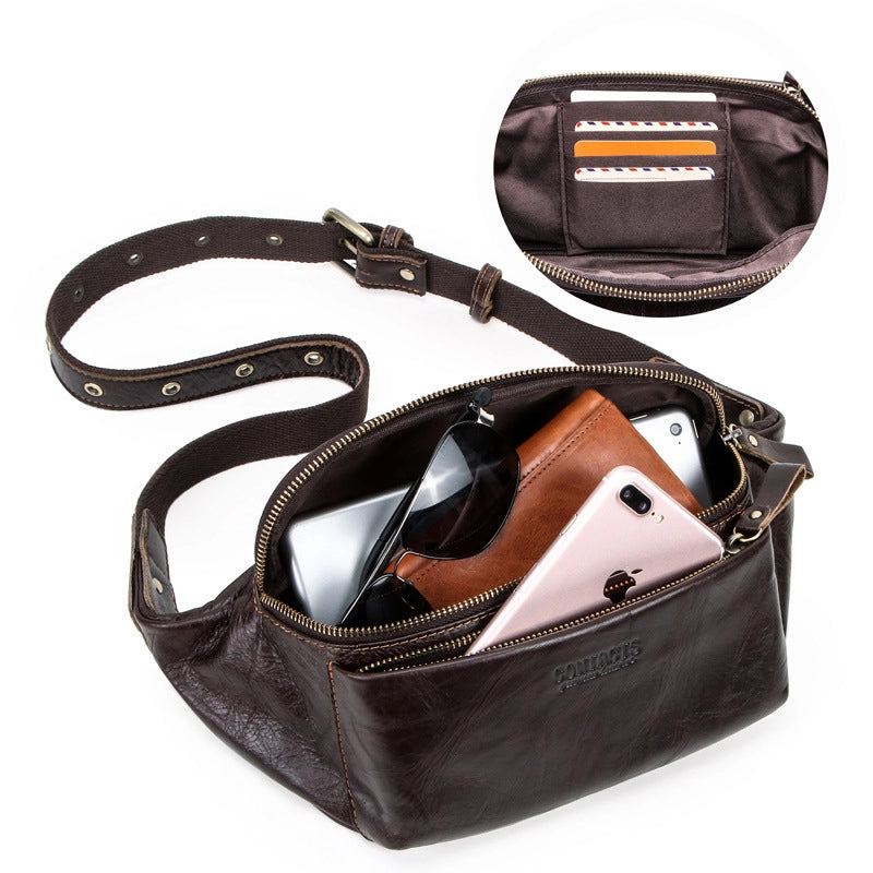 Men's Leather Bum Bag