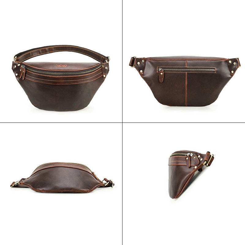 Men's Leather Bum Bag