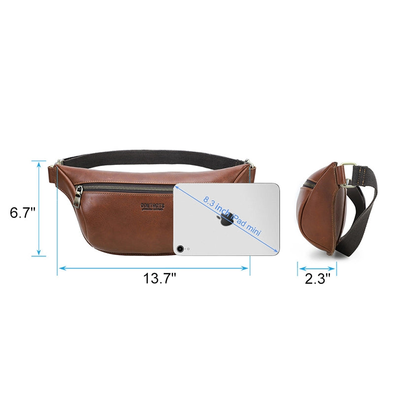 Chic Elegance Leather Bum Bag
