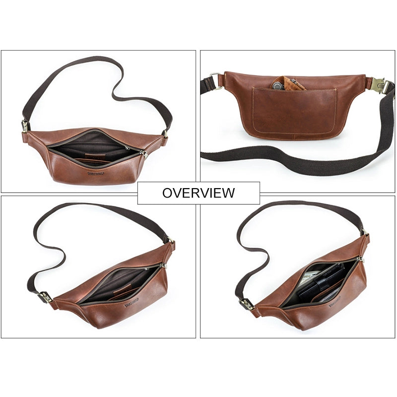 Chic Elegance Leather Bum Bag