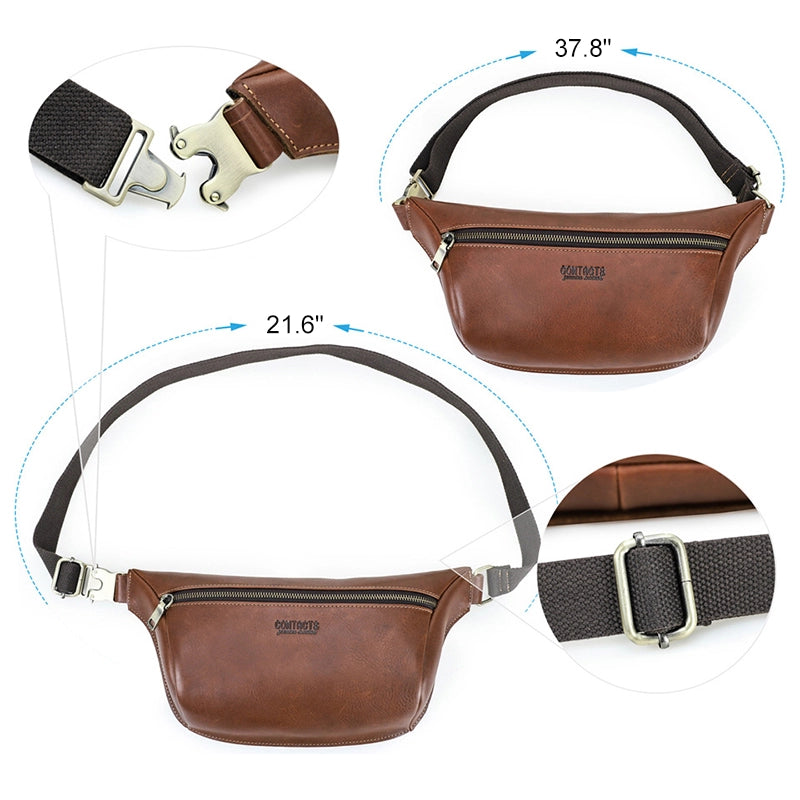 Chic Elegance Leather Bum Bag