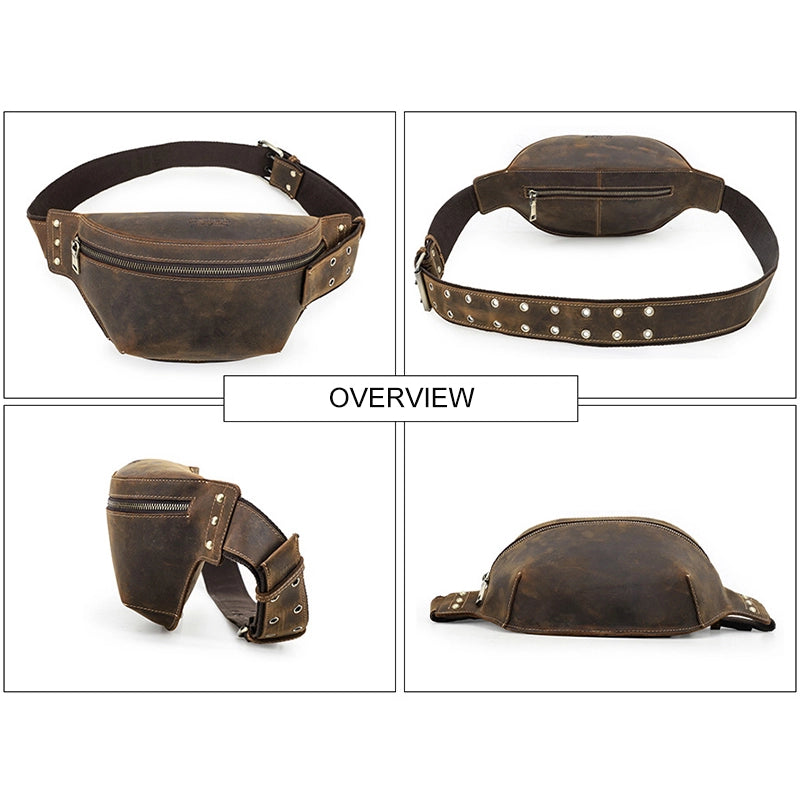 Men's Leather Bum Bag