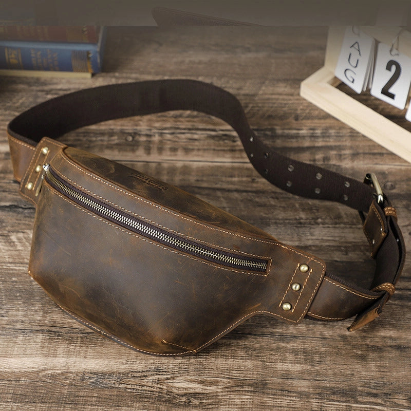 Men's Leather Bum Bag