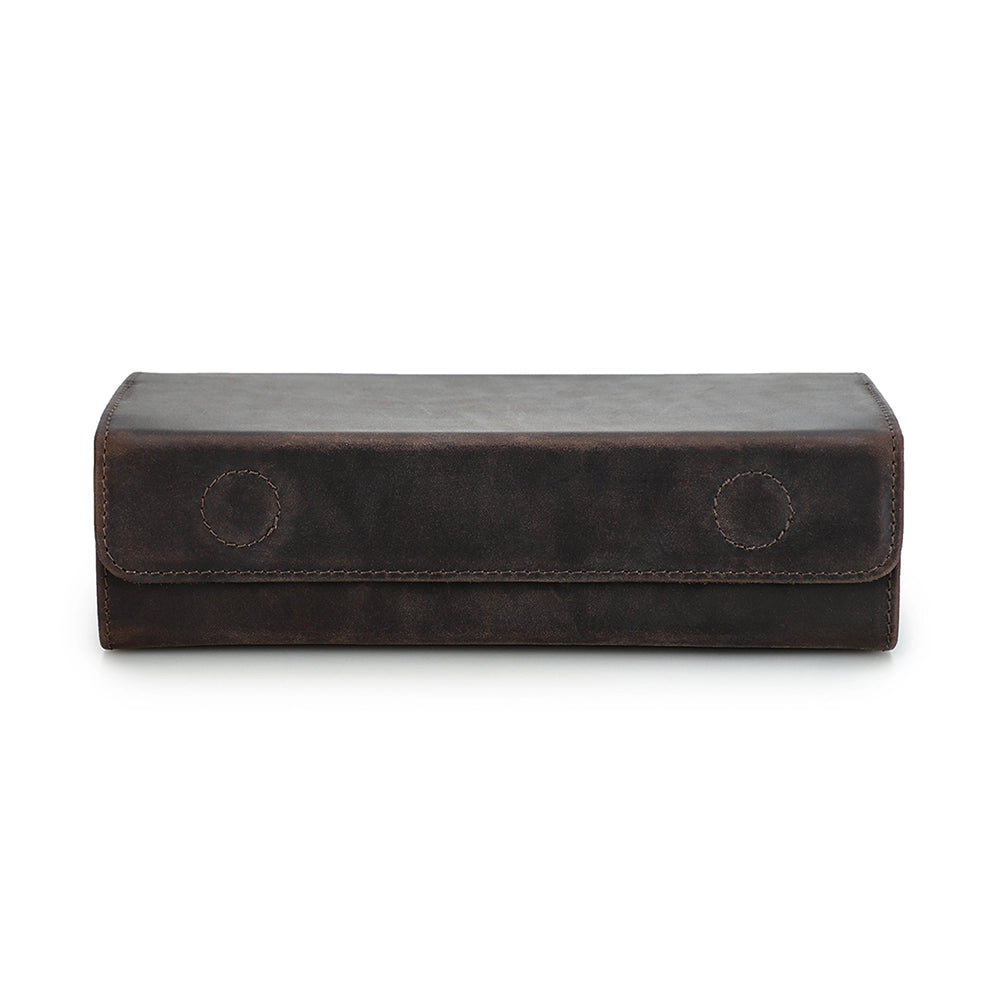 2-Pair Leather Sunglasses Travel Case – Free Monogram