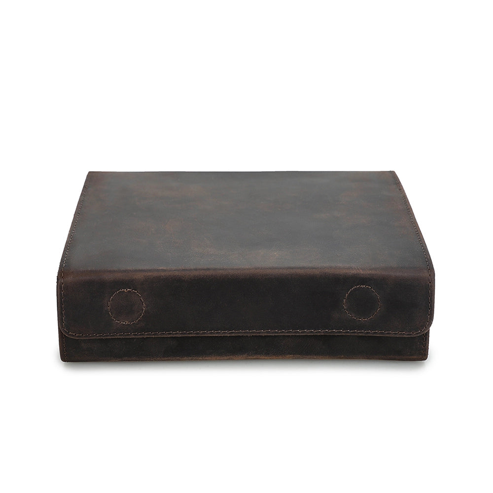 4-Pair Leather Sunglasses Travel Case – Free Monogram