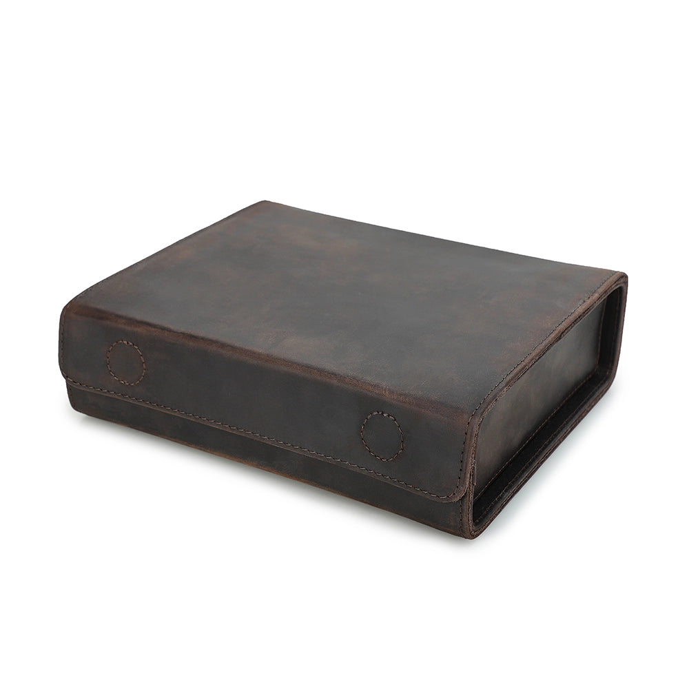 4-Pair Leather Sunglasses Travel Case – Free Monogram