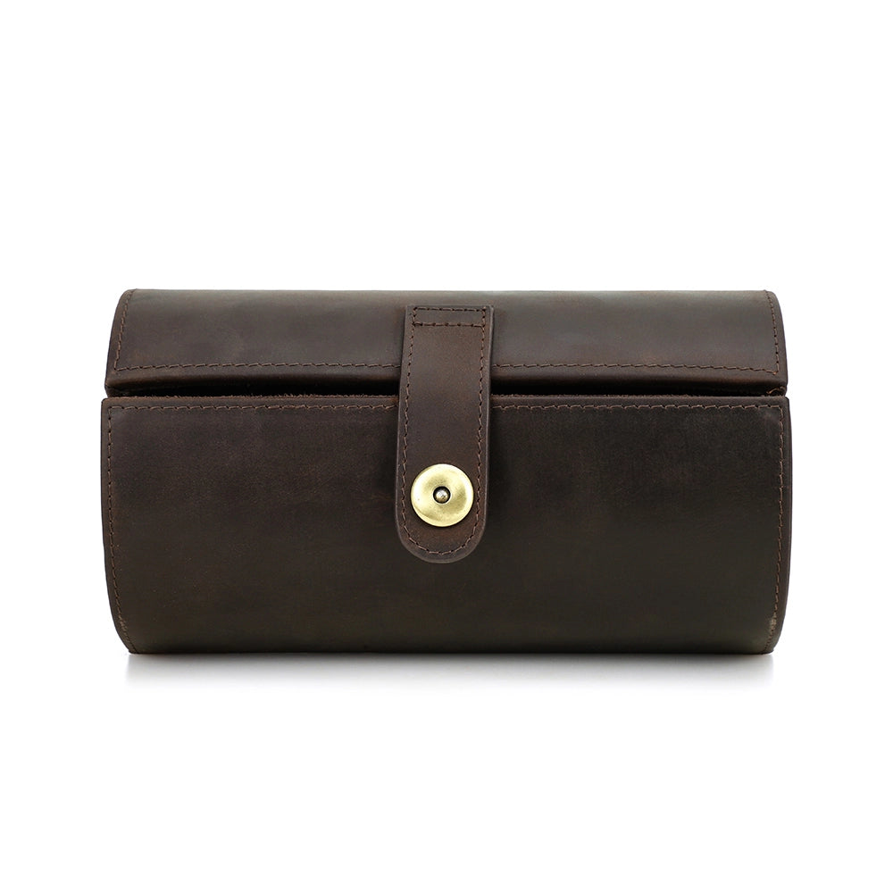 3-Pair Leather Sunglasses Travel Case – Free Monogram