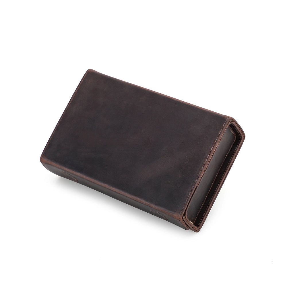3-Pair Leather Sunglasses Travel Case – Free Monogram