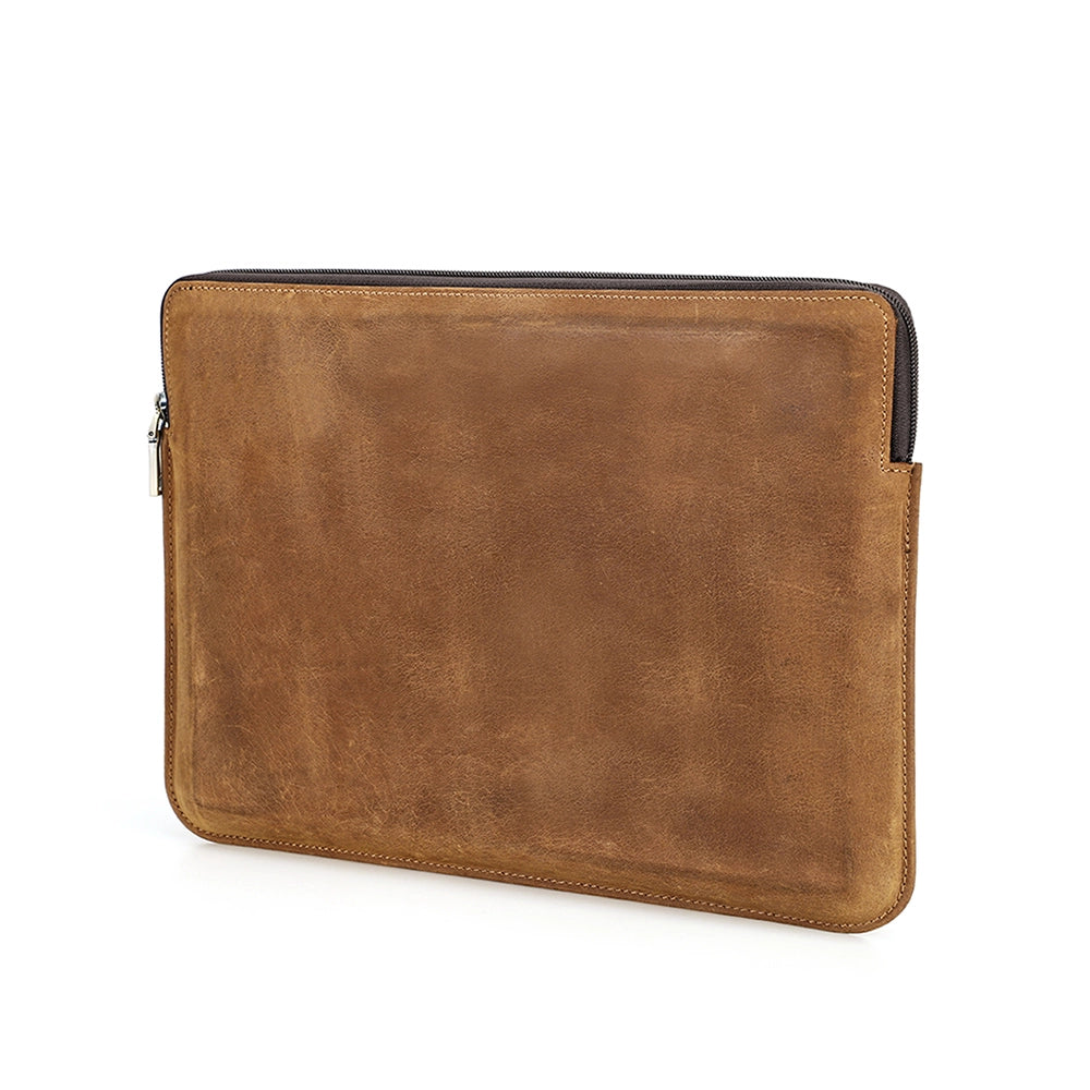 Leather Laptop Sleeve For 14.2" MacBook Pro / Air – Free Monogram