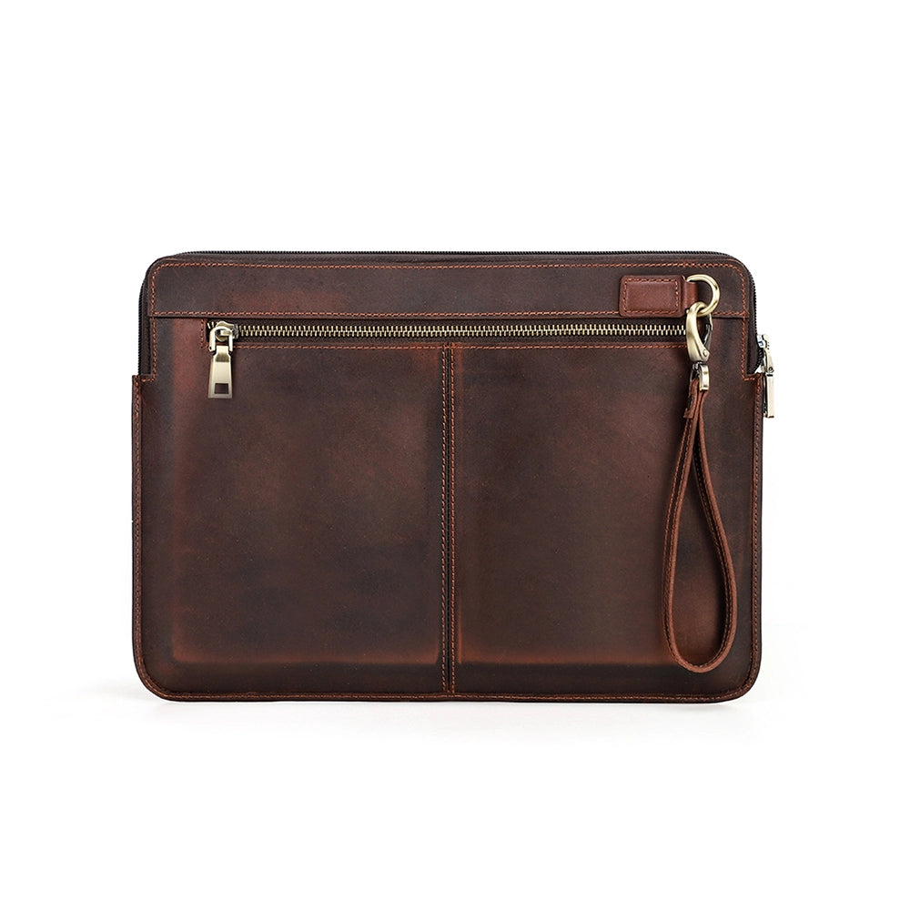 Leather Laptop Sleeve For 14.2" MacBook Pro / Air – Free Monogram