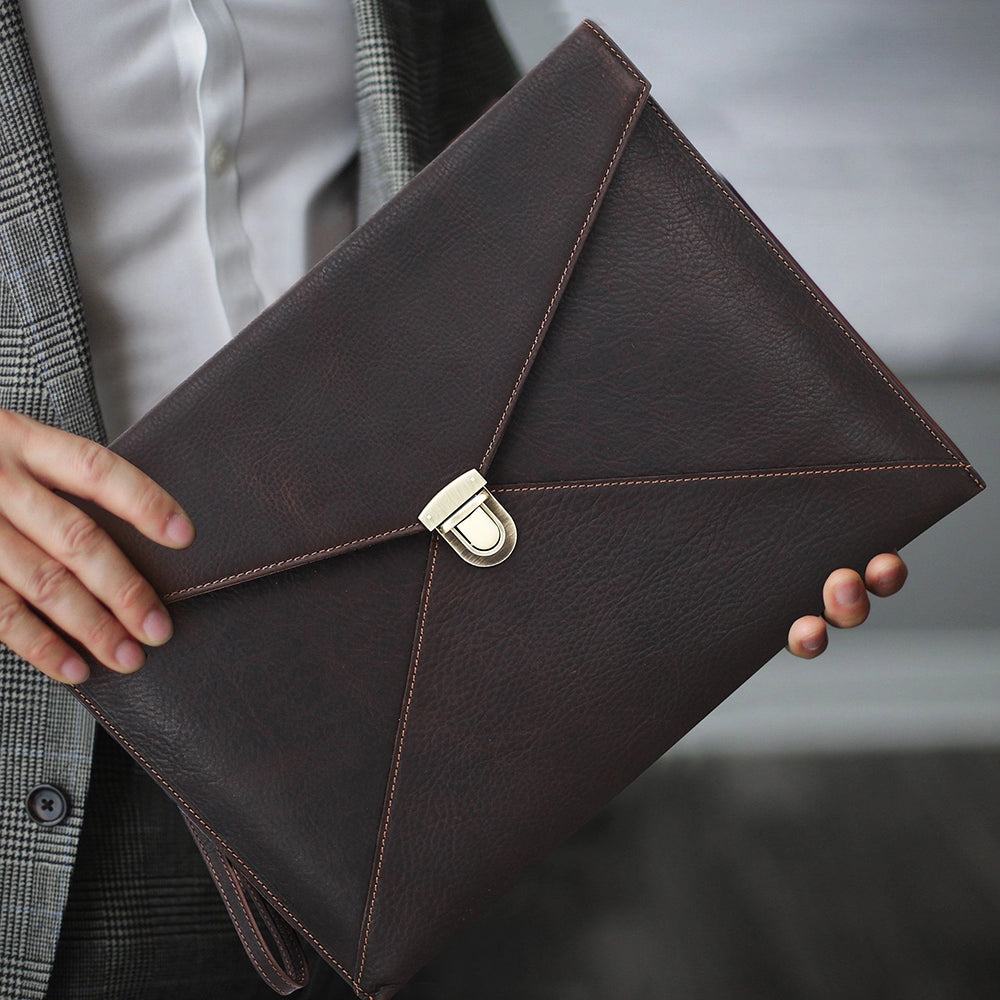 Leather Laptop Sleeve For 14.2" MacBook Pro / Air – Free Monogram