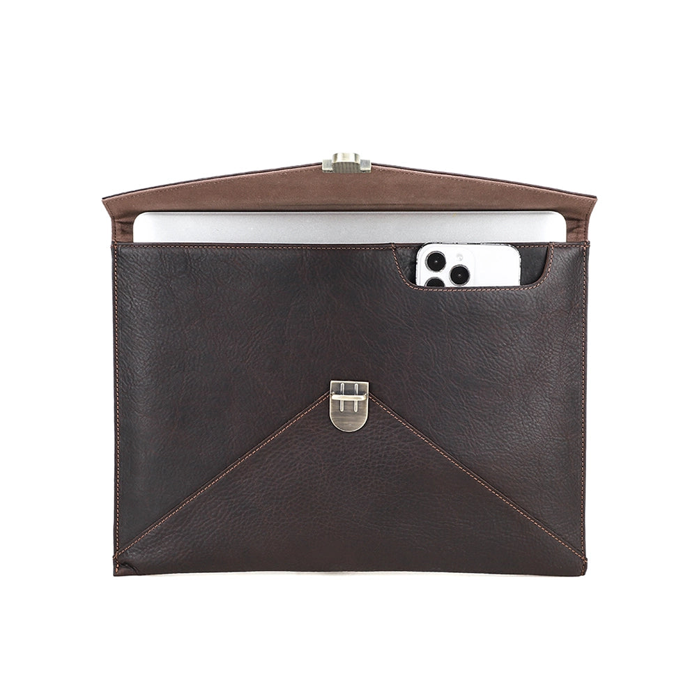 Leather Laptop Sleeve For 14.2" MacBook Pro / Air – Free Monogram