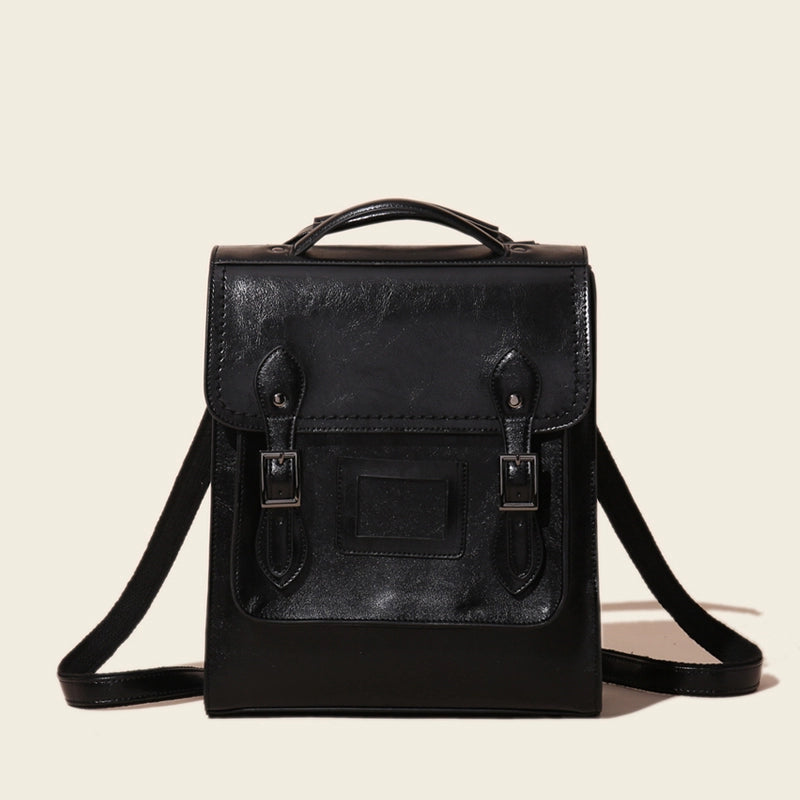 Leather Convertible Backpack Purse