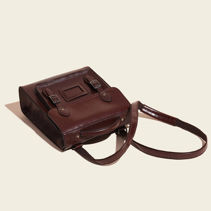 Leather Convertible Backpack Purse