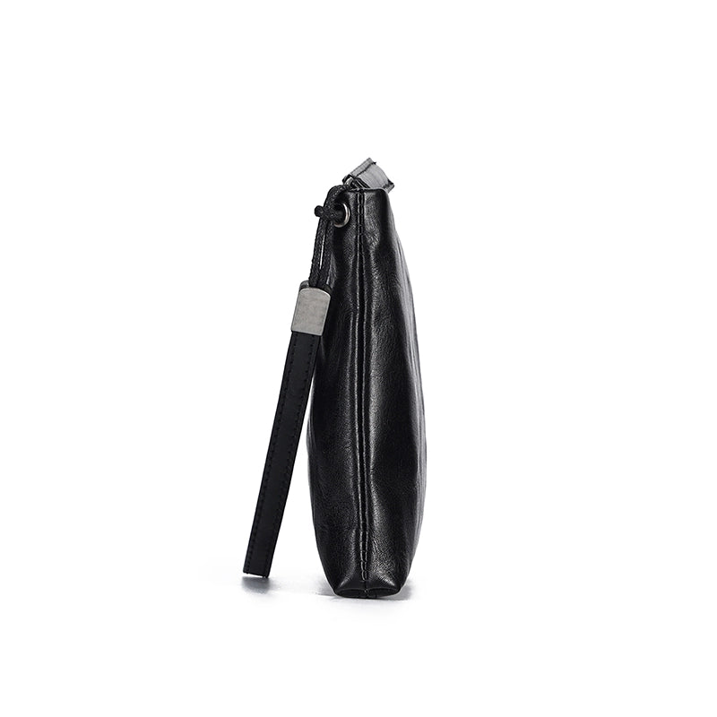 Elegant Edge Leather Clutch