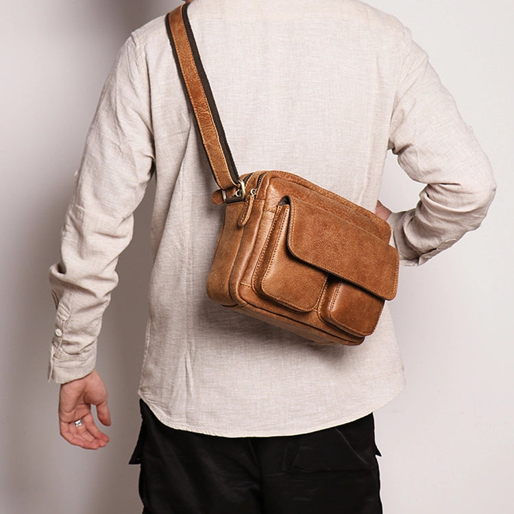 Mne's Small Leather Crossbody Bag