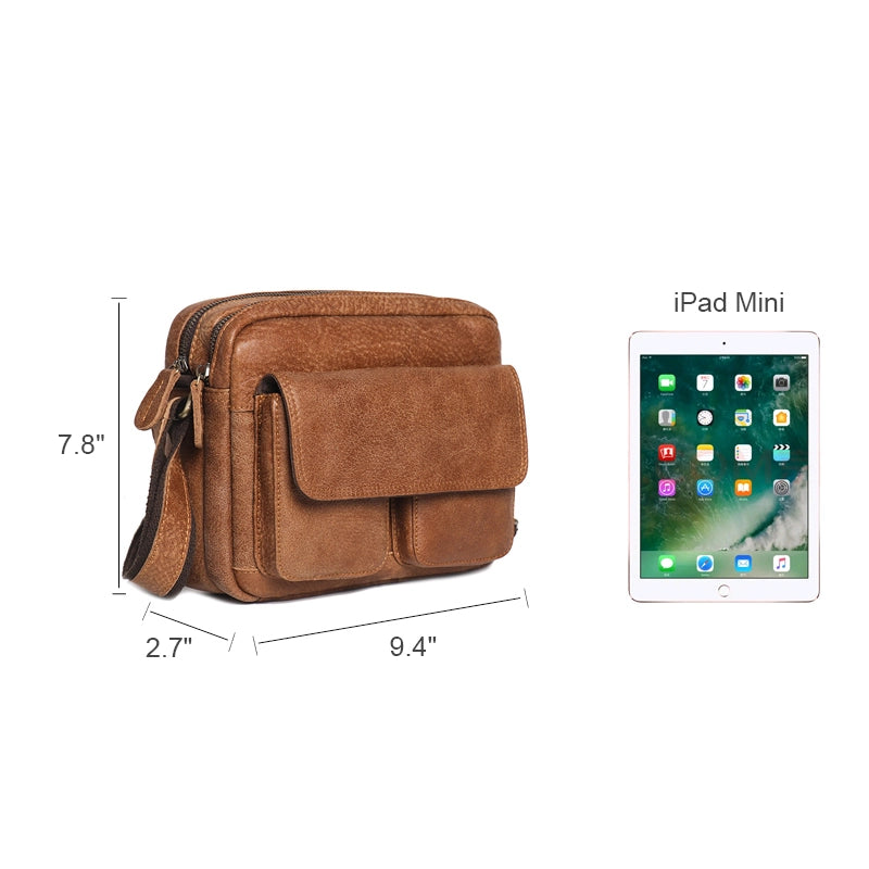 Mne's Small Leather Crossbody Bag