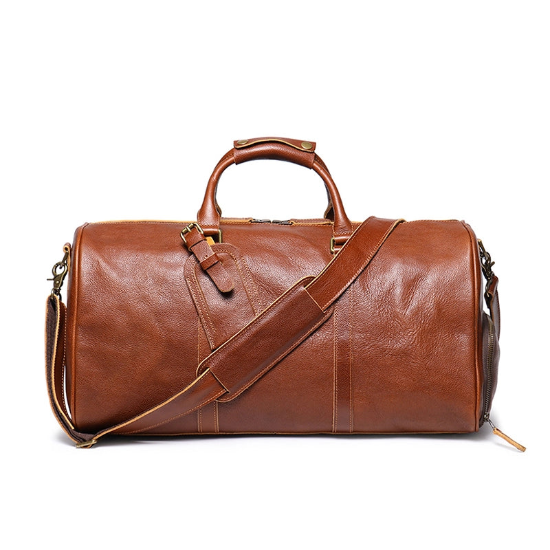 Leather Duffle Bag Weekender Travel Bag – Luke Case