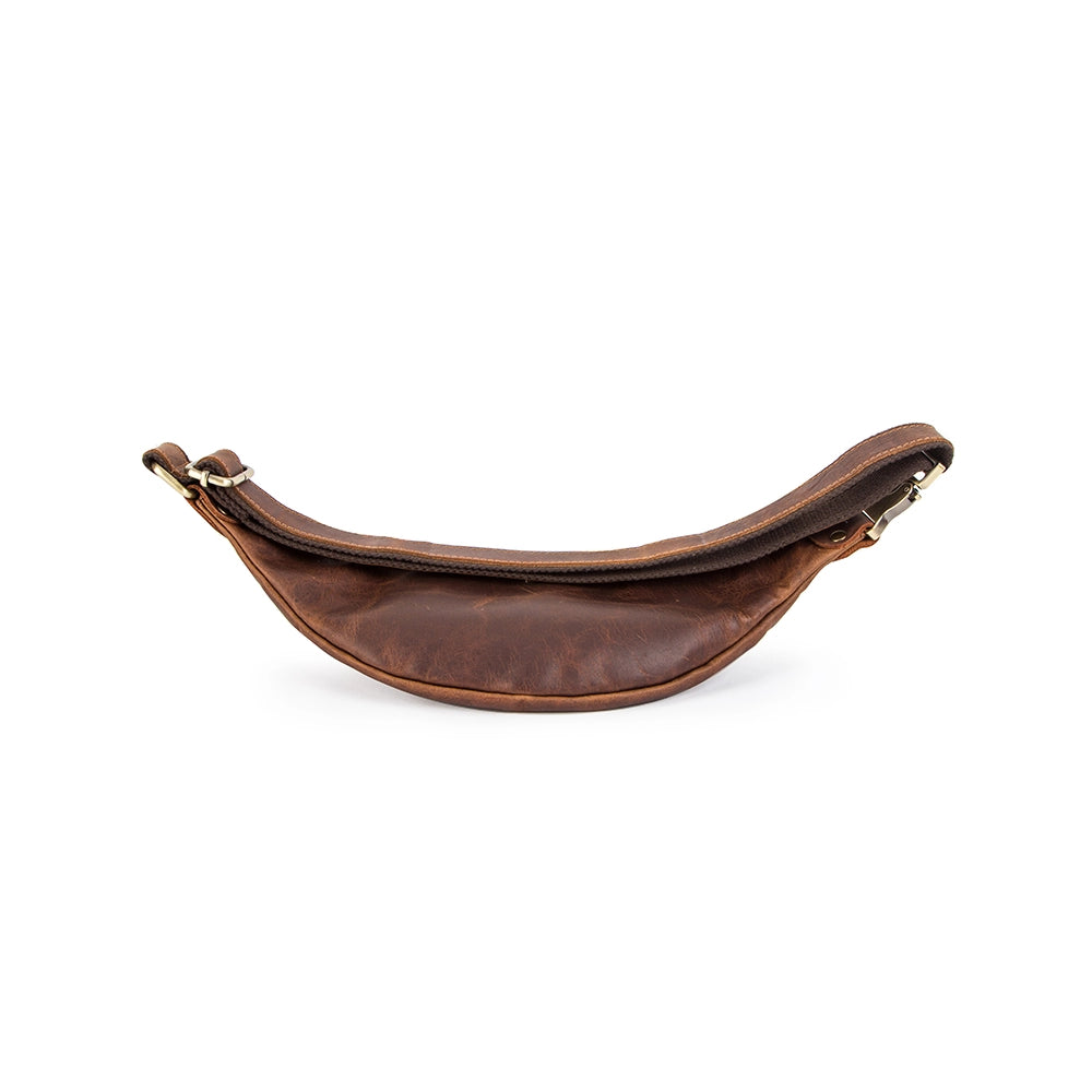 Men's Crazy Horse Leather Fanny Pack