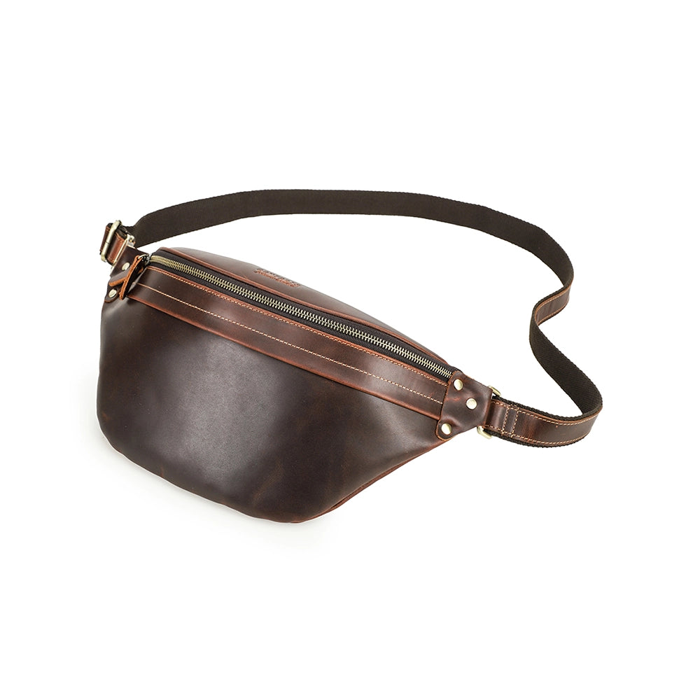 Men's Leather Fanny Pack
