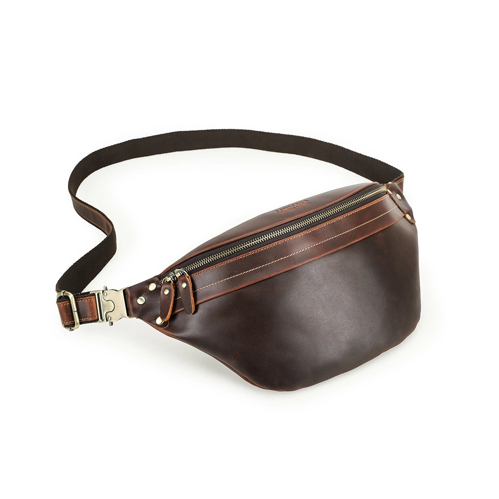 Men's Leather Fanny Pack