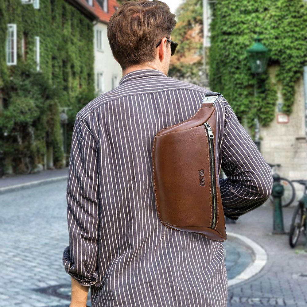 Chic Elegance Leather Fanny Pack