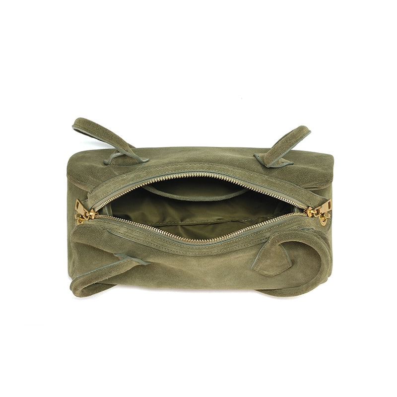 Leather Baguette Shoulder Bag