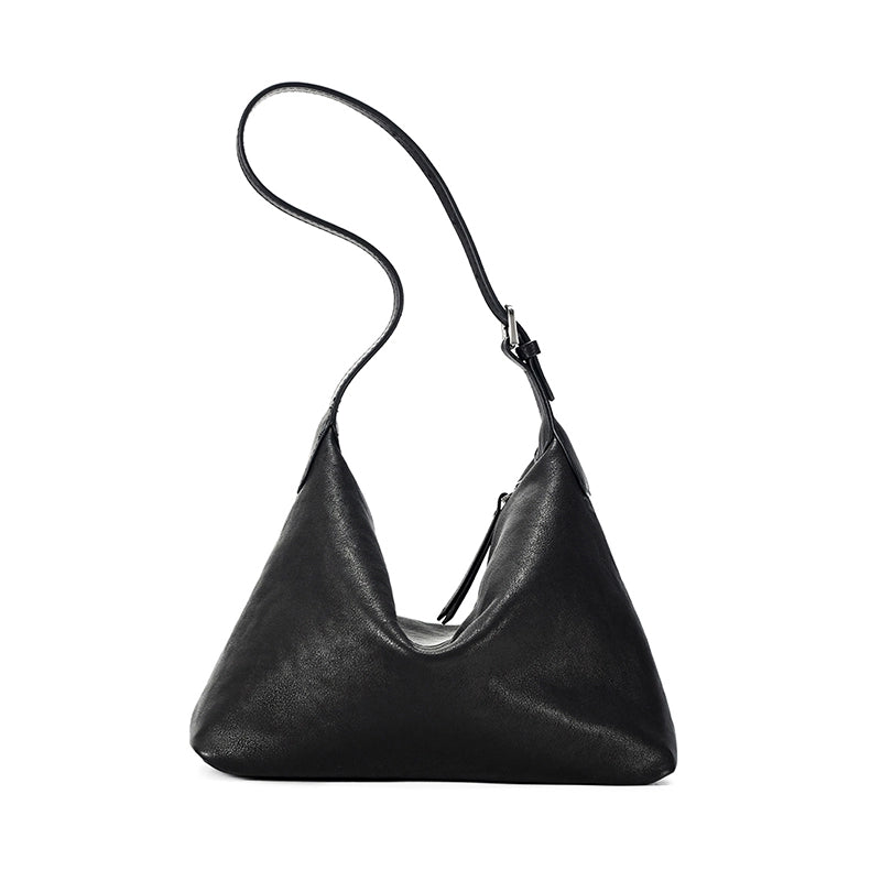 Leather Shoulder Hobo Bag