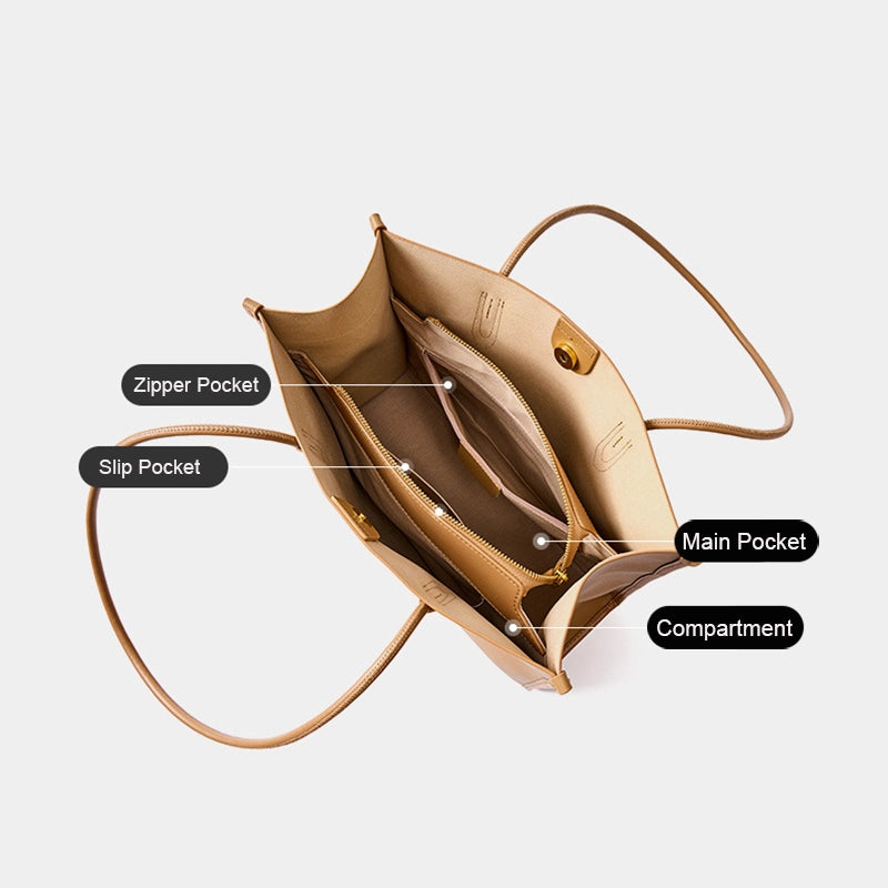 Everyday Elegance Leather Tote