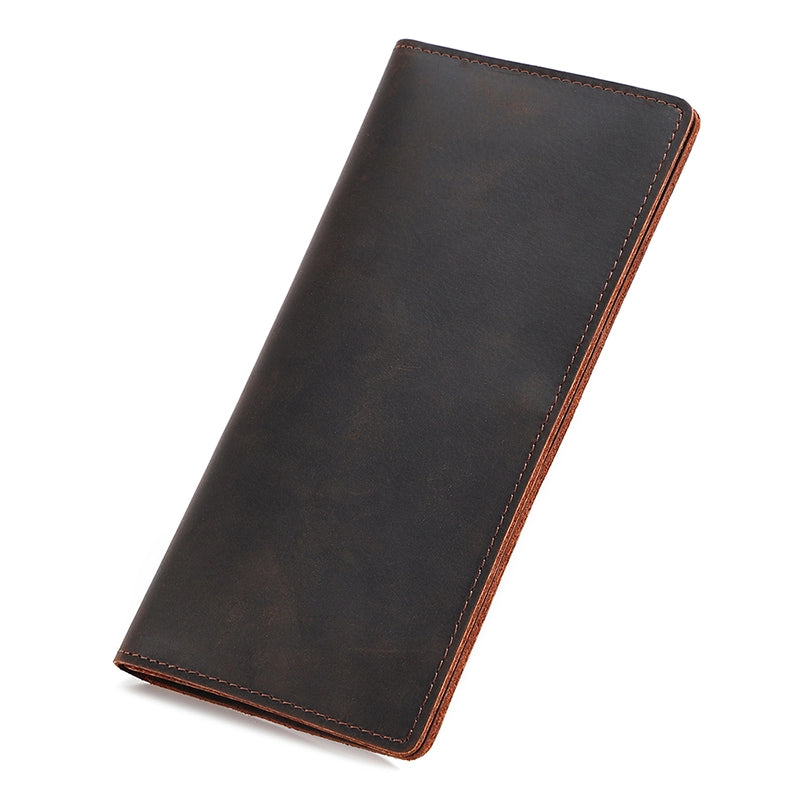 Vintage Artisan Slim Bifold Leather Wallet