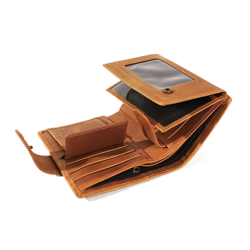 Heritage Gentleman's Tri-fold Leather RFID Wallet