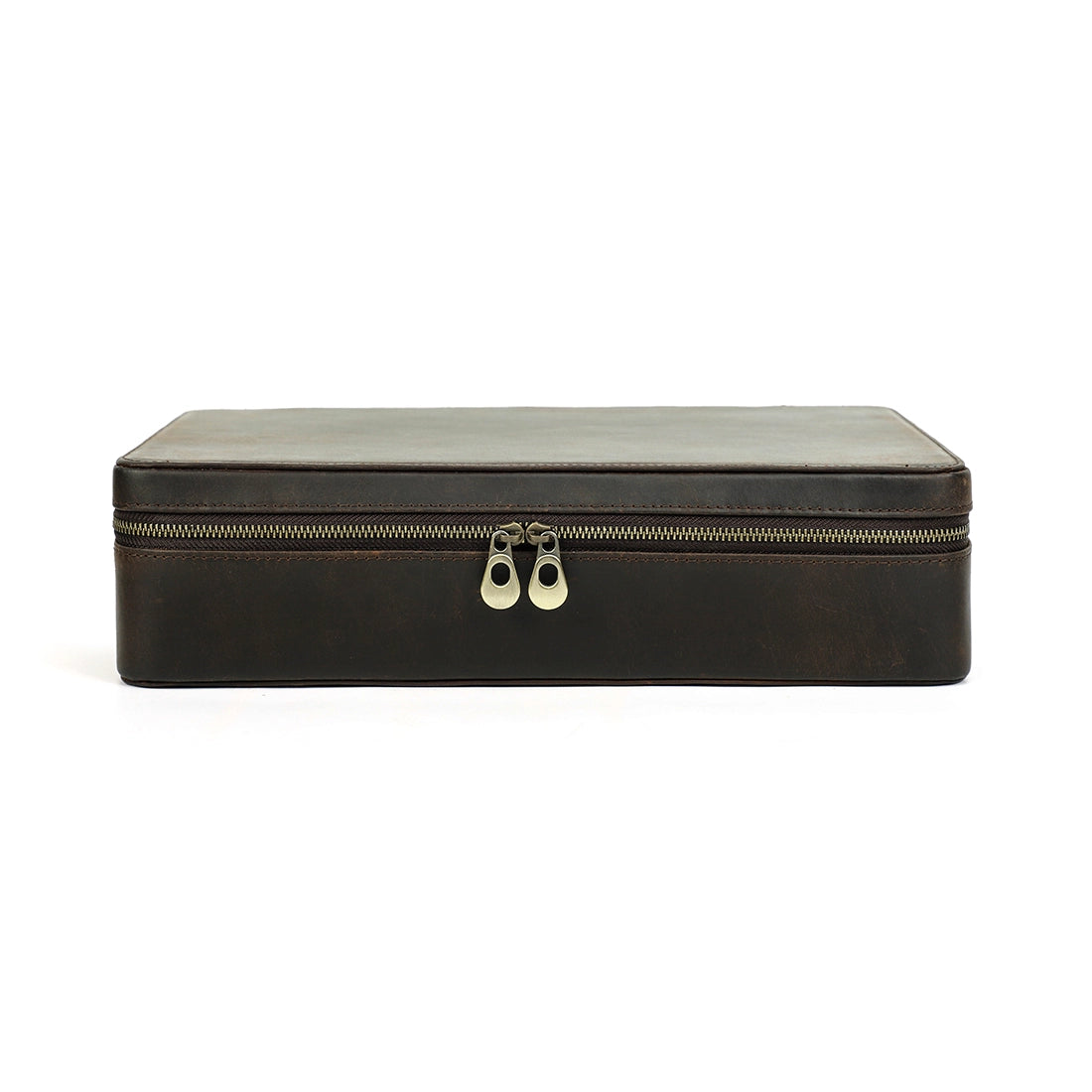 Leather Watch Box For 12 Watches - Free Monogram