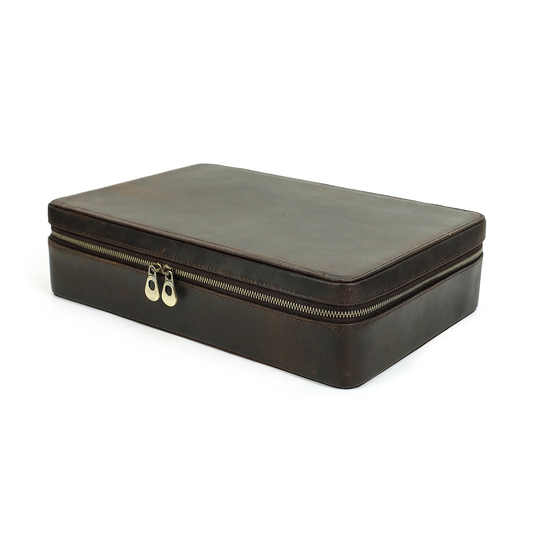 Leather Watch Box For 12 Watches - Free Monogram