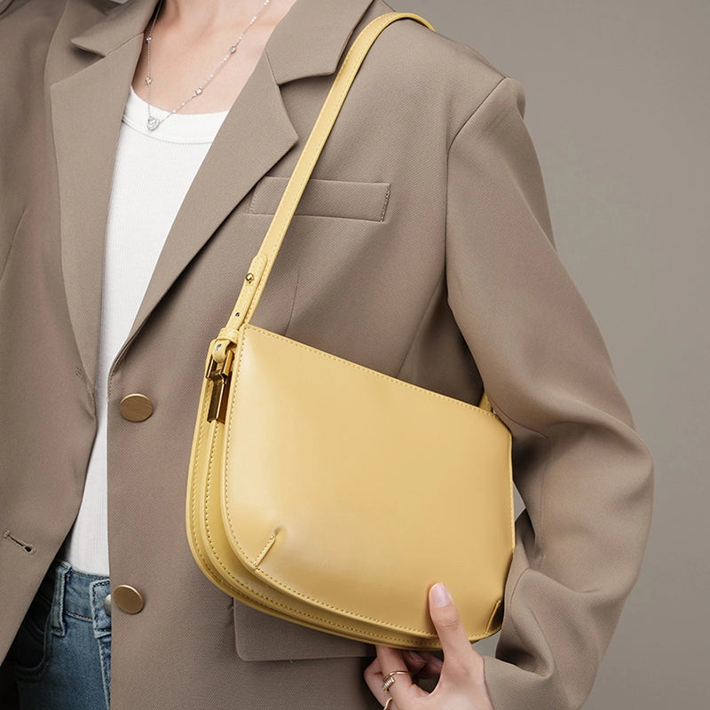 Convertible Leather Shoulder Bag