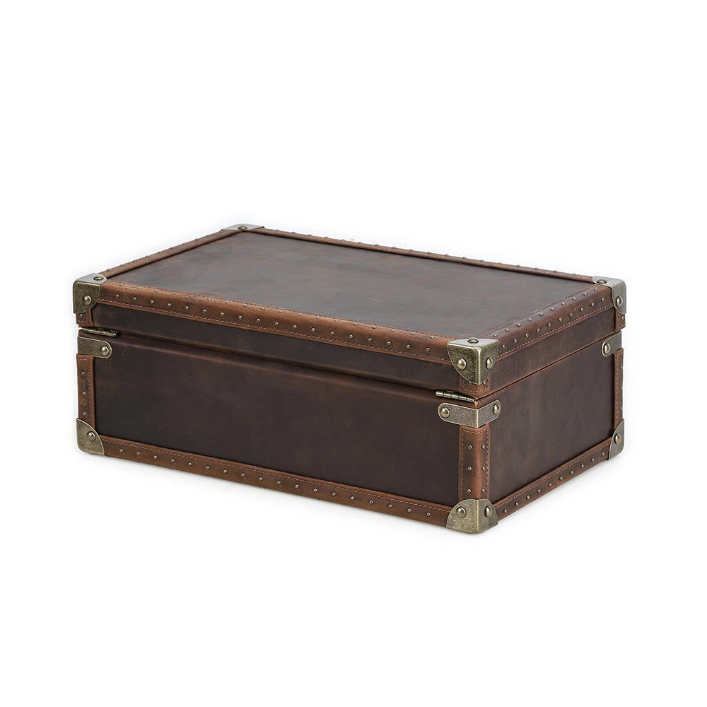 Regent Vintage Leather Watch Trunk – 10 Watch