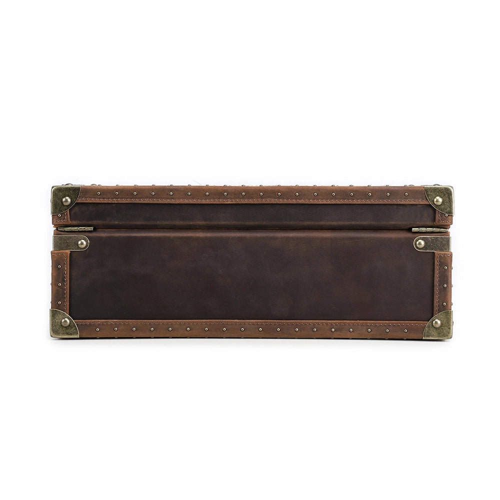Regent Vintage Leather Watch Trunk – 10 Watch