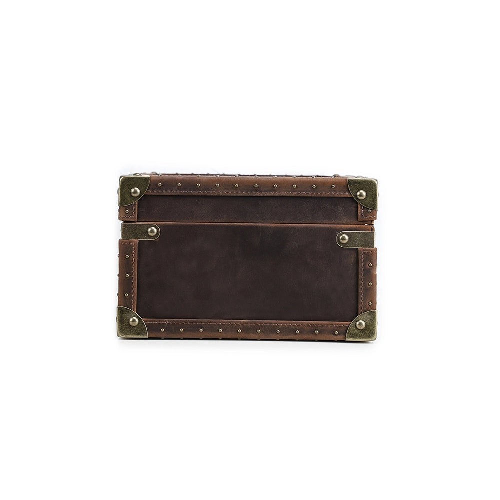 Regent Vintage Leather Watch Trunk – 10 Watch