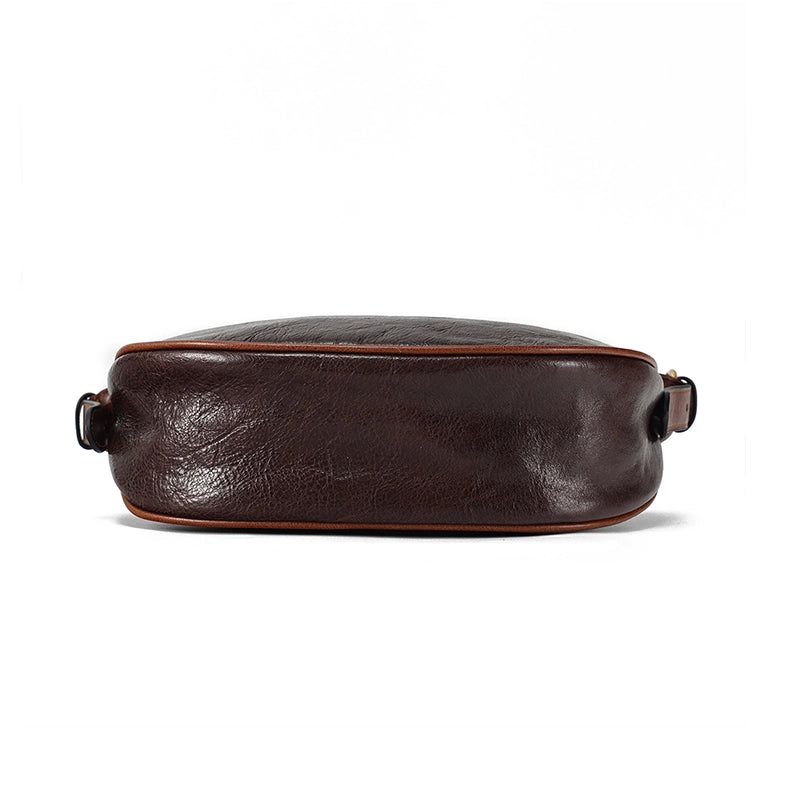 Vegetable Tanned Leather Crossbody Sling Bag