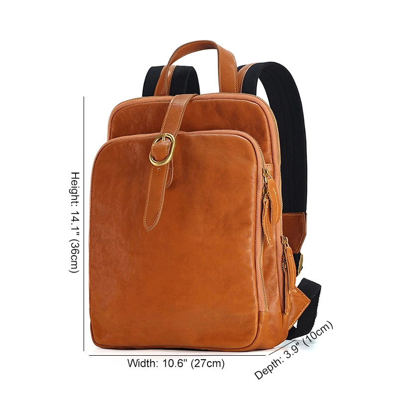 Women's Leather Laptop Backpack