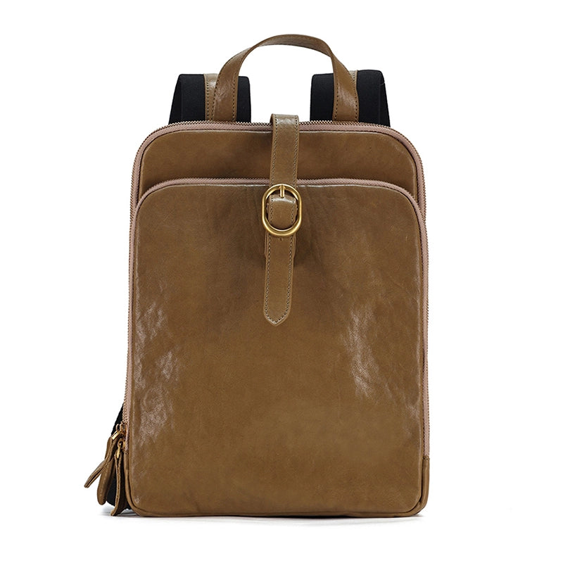 Women's Leather Laptop Backpack