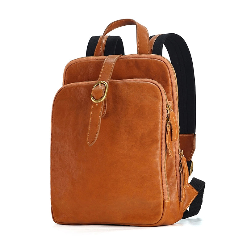 Women's Leather Laptop Backpack