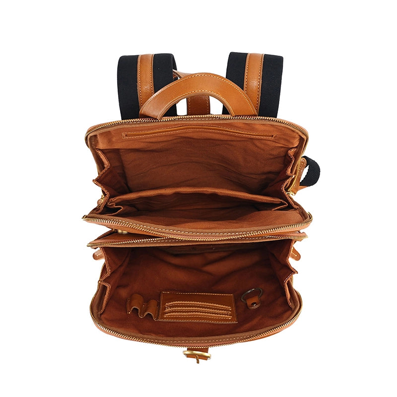 Women's Leather Laptop Backpack