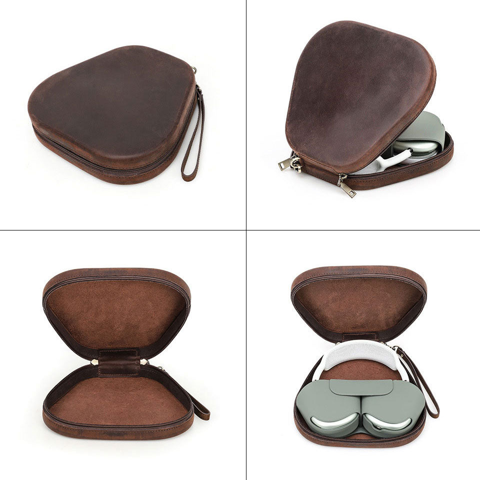 Crazy Horse Leather AirPods Max Case