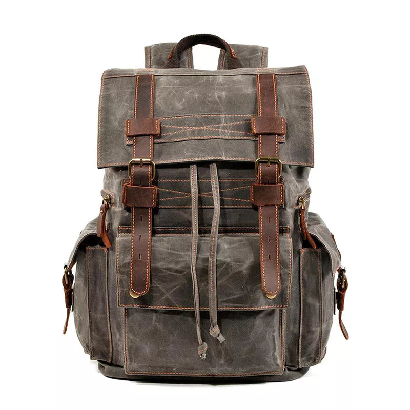 Waxed Canvas Waterproof Backpack